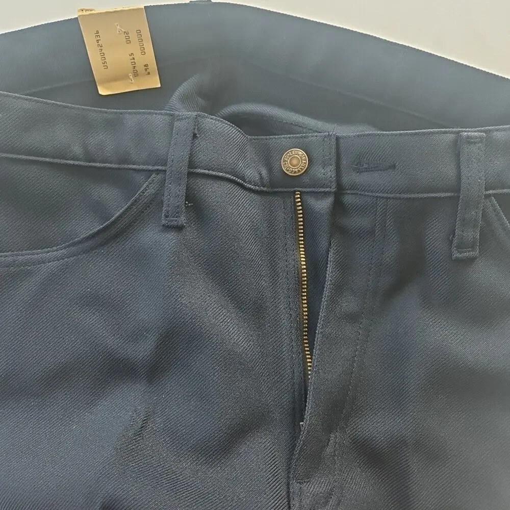 Vintage NOS 80’s Levi's 517 Saddleman Boot Cut Sta Prest Jeans Blue‎ 36x34 NEW